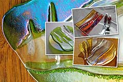 Fused Glass Plates and Fused Glass Bowls