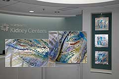 Commercial Art Glass Installation